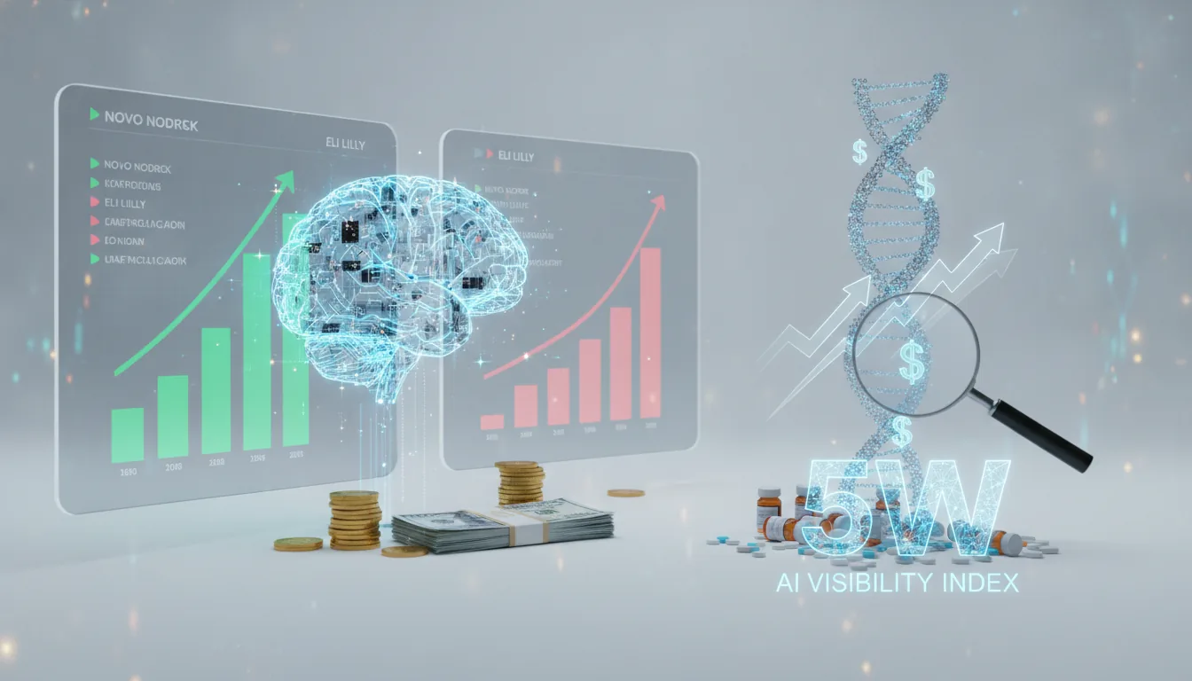 New 5W AI Visibility Index: Pharma Spends Billions on DTC Ads. The AI Engines Talk About Eli Lilly and Novo Nordisk Anyway (PR Newswire)